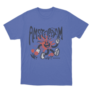 Amsterdam 420 Unisex T Shirt Blue