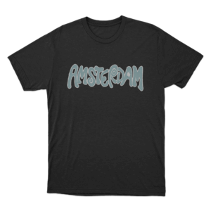 Amsterdam Unisex T Shirt Black