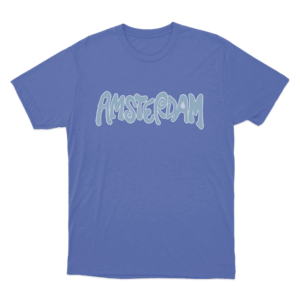 Amsterdam Unisex T Shirt Blue