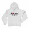 I Love Louis Tomlinson Unisex Hoodie White