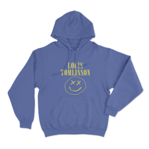 Louis Tomlinson Smile Unisex Hoodie Blue