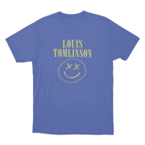 Louis Tomlinson Smile Unisex T Shirt Blue