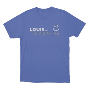 Louis Tomlinson Smiley Logo Unisex T Shirt Blue
